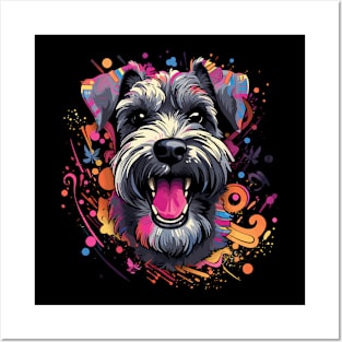 Miniature Schnauzer Happiness Posters and Art